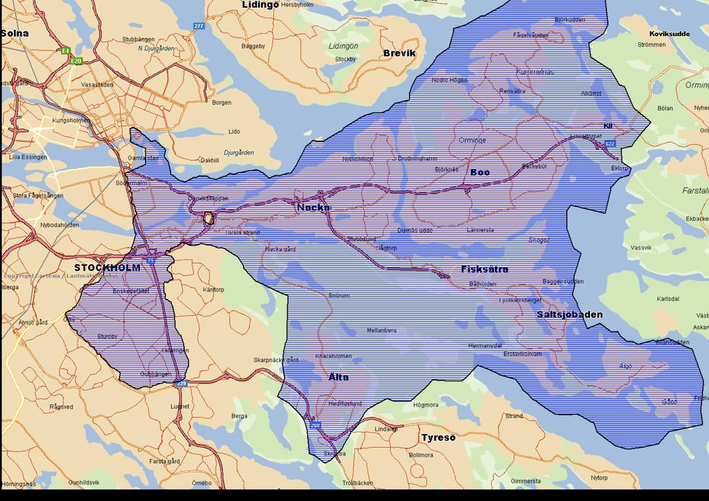 Skicka ett brev till Stockholms läns landsting, Förvaltning för utbyggd tunnelbana, Box 225 50, 104 22 Stockholm.