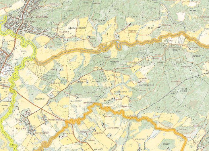 Hydromorfologi - Konnektivitet Sidledes Nationell GIS-analys som kvalitetssäkrats utifrån terrängkarta, flygbilder mm.