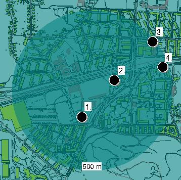 PM 12 (23) Inlandsgatans P-hus (2) finns ytterligare 93 platser. Här sker parkering mot avgift och kostnaden är densamma som ovanstående 266 platser.