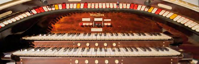 SKANDIAORGELN installerad på Skandiateatern 21 jan. 1916, Fabrikat Wurlitzer Style E (2/7), op. 1254 Stämmor 1. Open Diapason (*), 85 pipor, 16-4 2. Tibia Clausa, 73 pipor, 8-4 3.