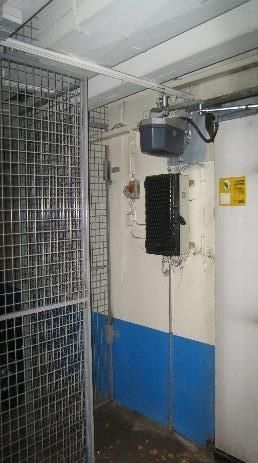 Ventilationsanläggning skyddas och MC platser flyttas.