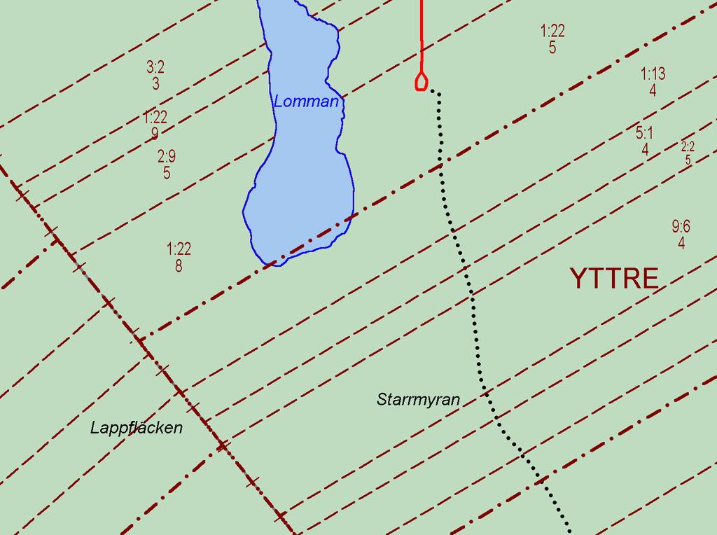 Karta över Bodåsens naturreservat Gränsen på kartan är inte inmätt eller utstakad av Lantmäteriet utan är gjord utifrån fastighetskartans fastighetsregister.