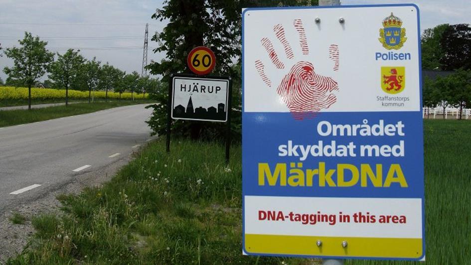 förebyggande effekten i konceptet med MärkDNA förutsätter att potentiella gärningspersoner känner till spårbarheten och den förhöjda risken att bindas till brott.