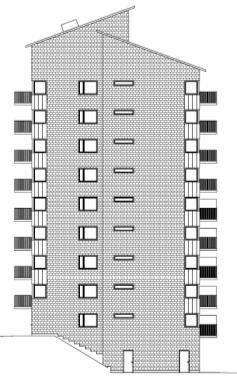 En planbestämmelse reglerar att byggnaderna ska hållas samman visuellt. f3 huvudbyggnader ska ha lika fasadkulör och materialval.