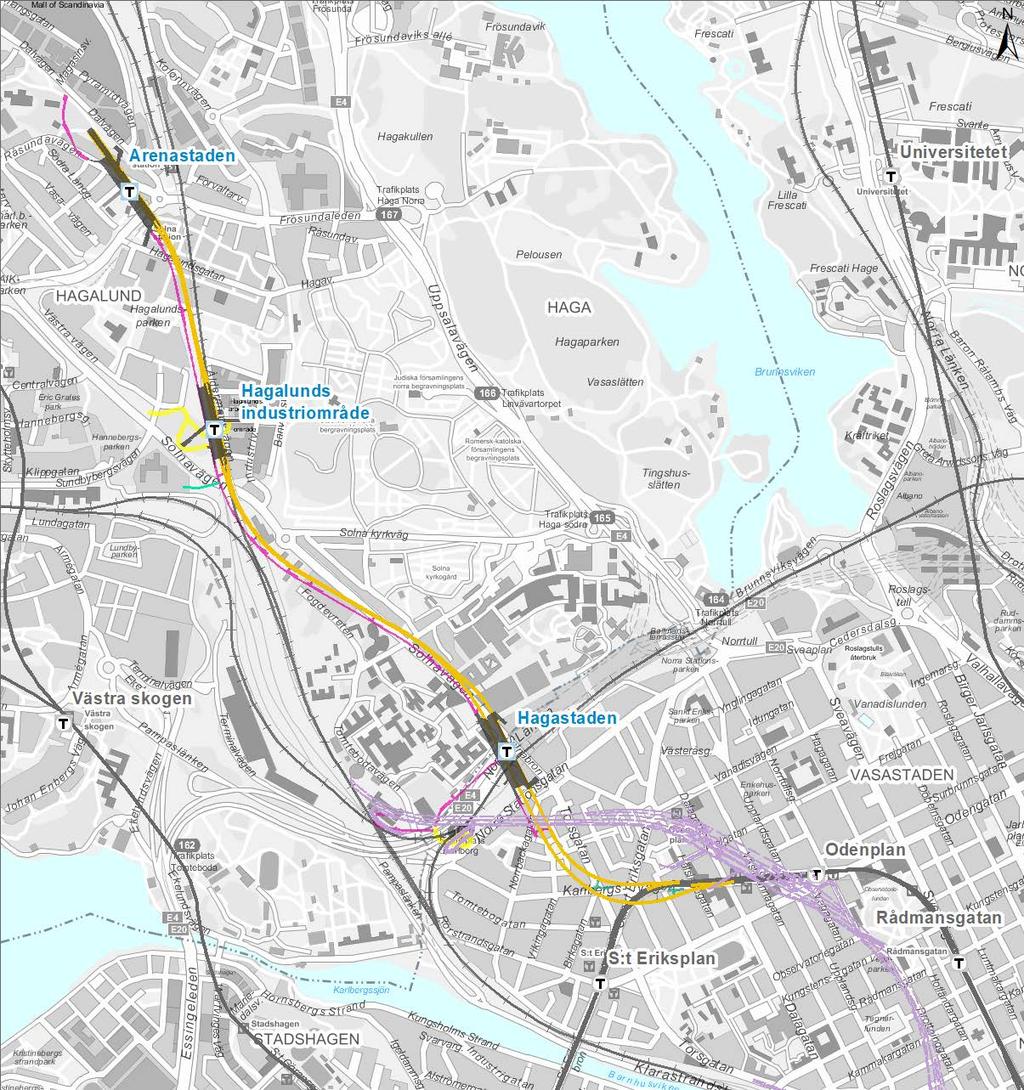 Planbeskrivning Tunnelbana till Arenastaden