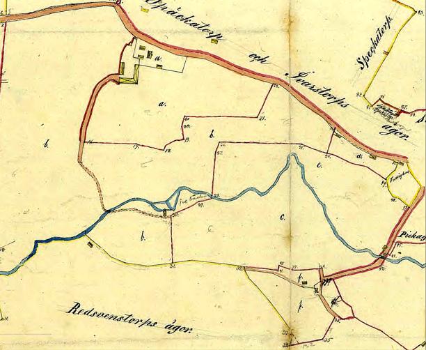 Ytterligare delkarta för Hålltorps ägor 1862 se sammanställning ovan!