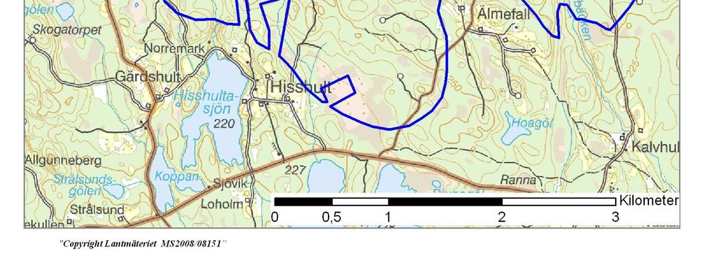 Skuggan blir dck mer diffus ju längre avståndet är till vindkraftverket ch på ett avstånd av ca två kilmeter