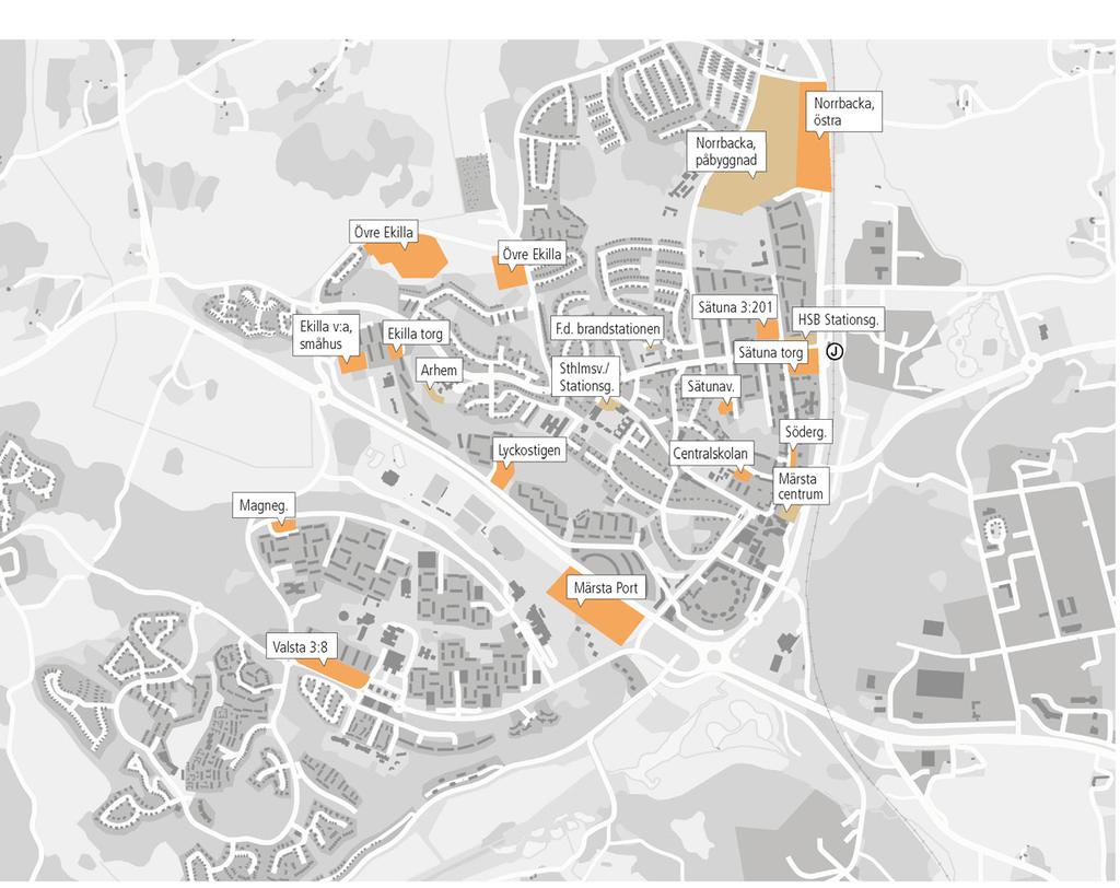 Pågående planarbete Antagen detaljplan