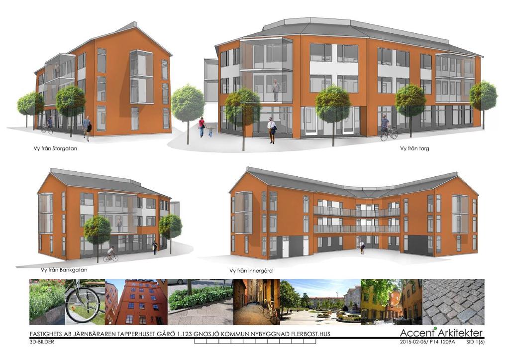 Skissförslag framtaget av Accent Arkitekter KONSEKVENSER Byggrätten på fastigheten ökar vilket gör att en större del av fastigheten kan tas i anspråk för en ny byggnad.