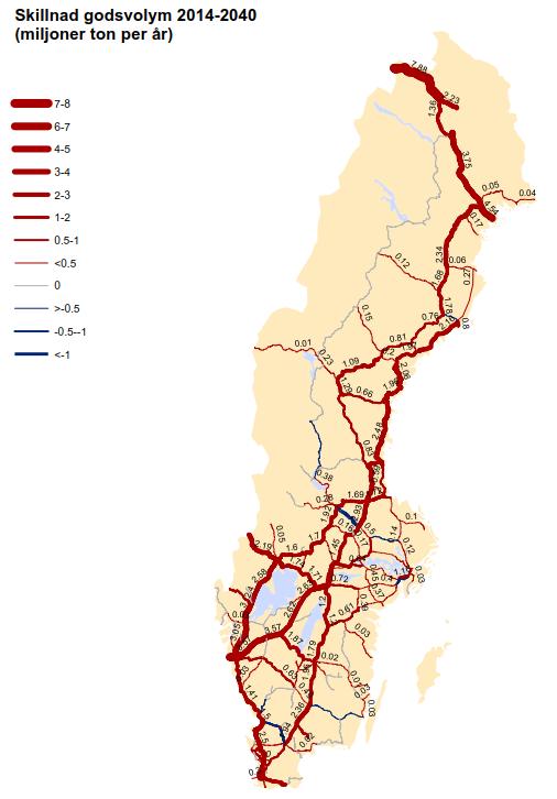 [Motpartens ärendeid NY] 3(5) Överflyttning av gods från Markarydsbanan till Västkustbanan verkar rimligt med öppnande av Hallandsås.