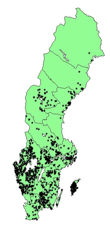 Byanät i Sverige 2014