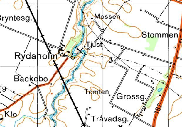 565. Afsån, Rydaholm Stationens EU-CD: SE646870-133270 Datum: 2017-11-20 Koordinat: 6466250/1331650 Västra sidan.