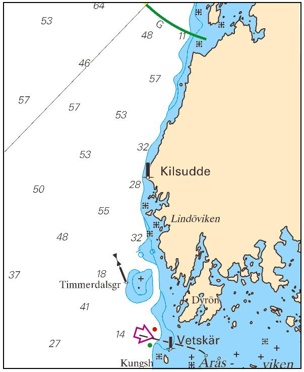 2015-05-14 10 Nr 546 Vänern och Trollhätte kanal * 10355 Sjökort: 13, 132 Sverige. Vänern och Trollhätte kanal. Värmlandssjön. Fyren Kilsudde släckt. Fyren Kilsudde är permanent släckt.