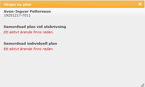 Precis som SVPL kan det bara finnas en aktiv SIP.