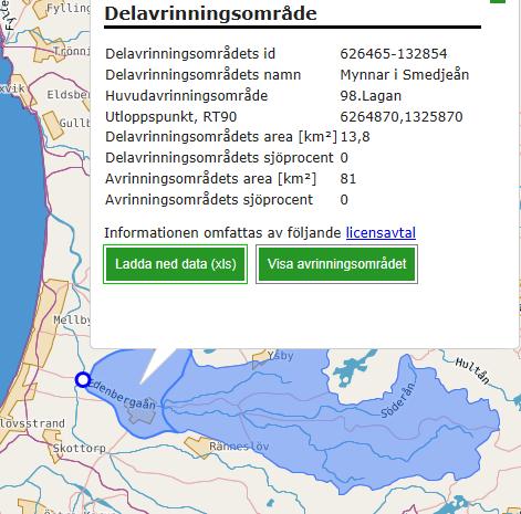 Totalt brutto för hela avrinningsområdet (TGW) Kväve [kg/år] Fosfor [kg/år] Sjö 0 0 Skog & Hygge 10596 134 Myr 0 0 Jordbruk 188364 2502 Övrigt 101 1 Enskilda avlopp 970 111 Avloppsreningsverk 0 0