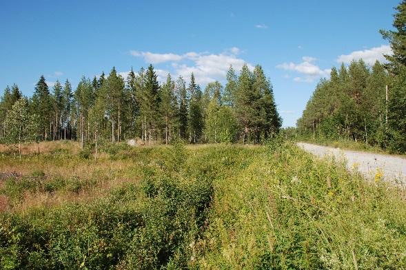 enstaka bostadshus. Bild uppifrån.