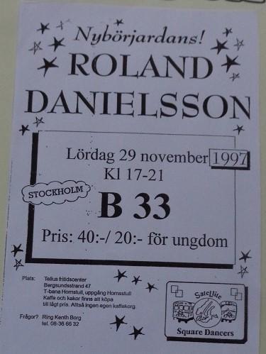Rolands dansfest Under dagarna två, 25 26 november, blev det stor fest i ABF-huset i Huddinge.