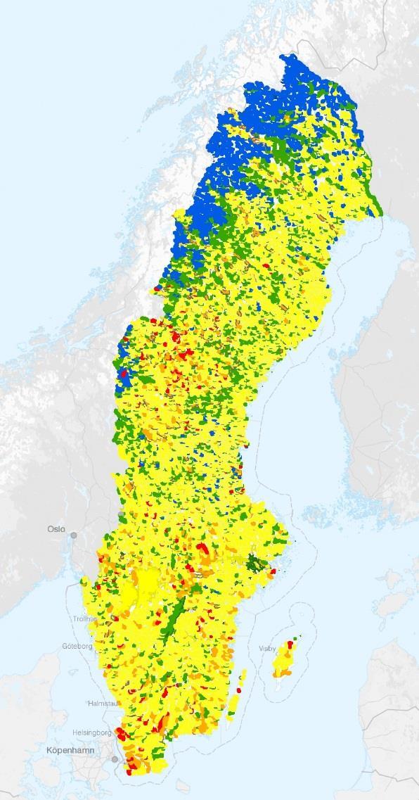 GI i vattenförvaltningen Byt fokus från vattenförekomster till vattensystem.