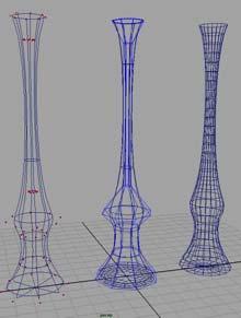 Nurbs Polygoner Subdivision surfaces Ytkategorier Ytkategorier, generaliserat Polygonobjekt, byggs upp av enskilda fasta element, trianglar/fyrhörningar(quads) etc.