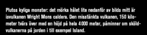 Den misstänkta vulkanen, 150 kilometer tvärs över med en höjd på hela