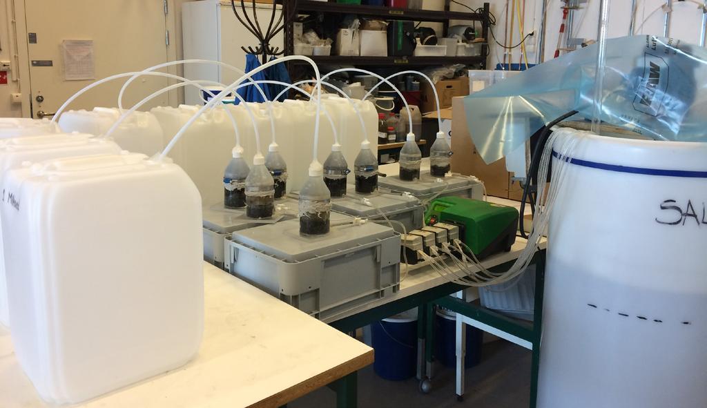 DAG & NÄT NYHETSBREV NR 14 2016 Reaktiva filter för behandling av dagvatten Inom ramen för forskningsprojektet Grön-Nano testades olika filtermaterial för användning i brunnsfilter för
