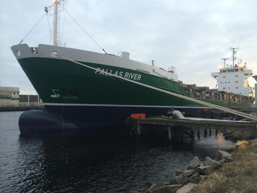 Framtiden Torrlastfartyg M/S Pallas Ocean seglar sedan januari 2014 i spotmarknaden med OP Svensson Shipping AB som befraktare och har under januari-mars månad haft ca 10% mer i TC-net(nettointäkt