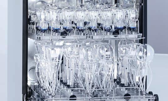Miele fördelar som lönar sig dagligen Laboratoriediskmaskiner från Miele Professional möjliggör en rengöring av laboratorieglas och laboratorieutrustning som klarar en renhetsanalys.