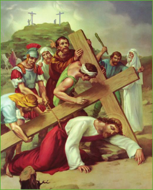 Jesus faller