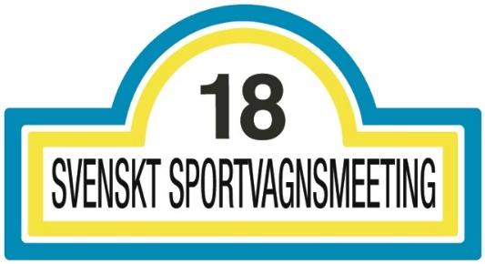 TÄVLINGSINBJUDAN SSM 2018 Tävlingsinbjudan för nationell tävling, med registrerade, oregistrerade och historiska bilar.