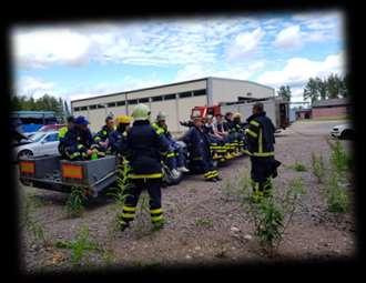 Nivå 4. Detta är en kurs där man lär sig grunderna för just släckningsarbete.