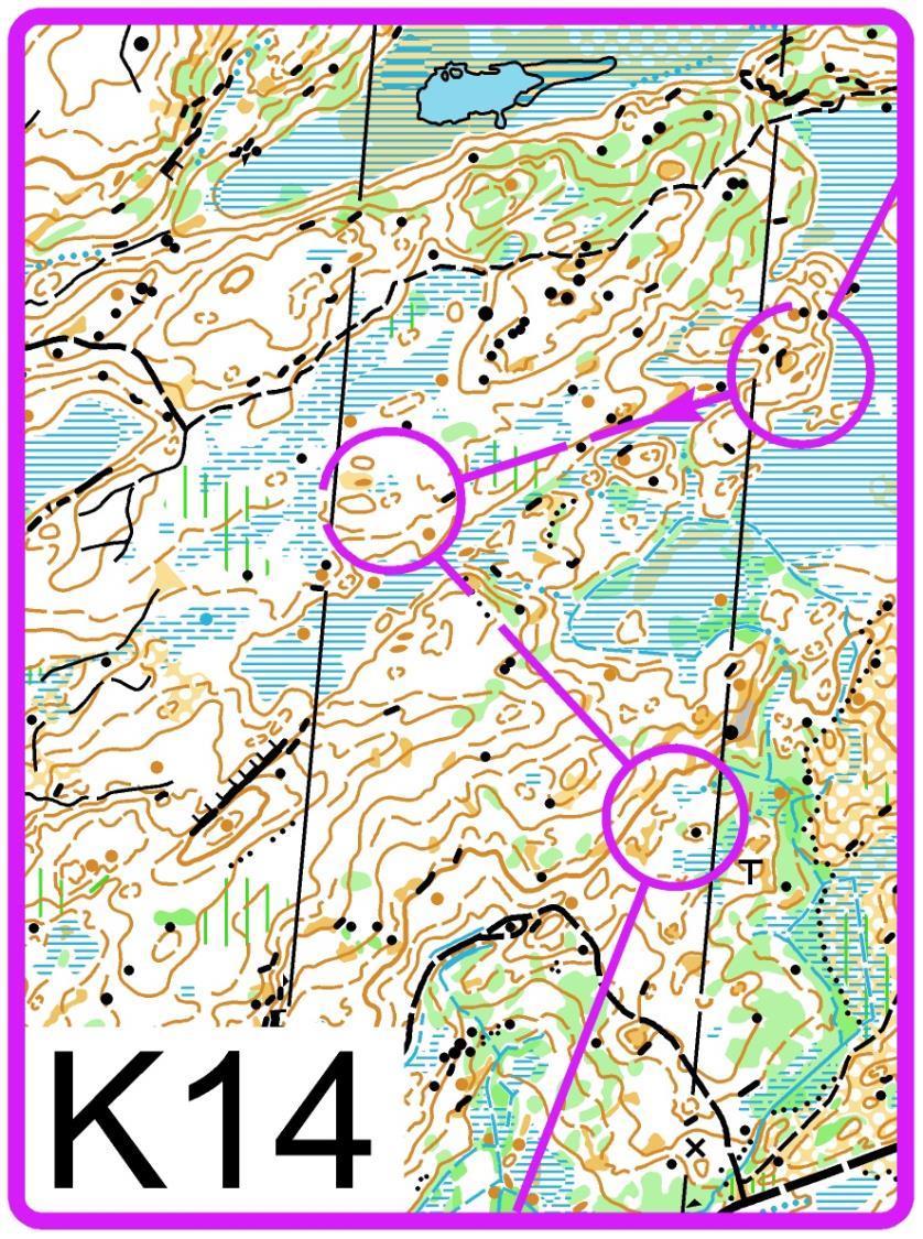 Violett nivå K 14.