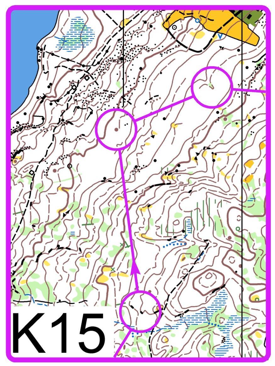 Violett nivå K 15.