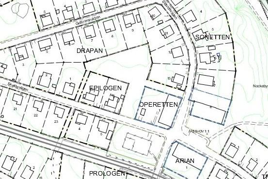 Sida 5 (28) Den föreslagna bebyggelsen ligger på parkmark som idag används för lekplats.