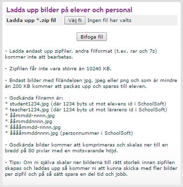 Listan på bildnamn hittar du under Admin/Alternativ/Bilduppladdning/Ladda upp bilder på elever ch persnal. Klicka på länken Exprtera bildnamn.