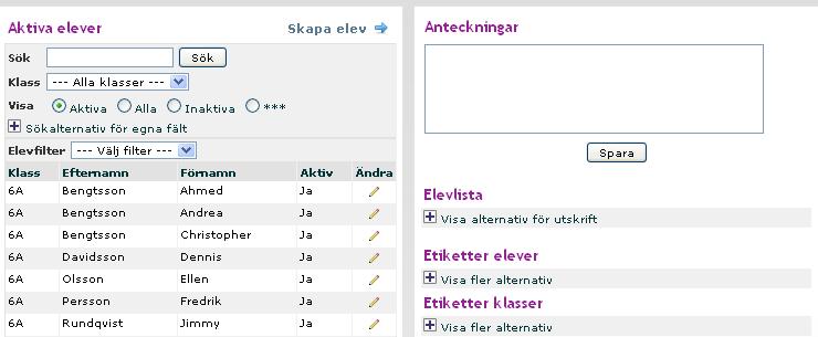 Etiketter I SchlSft kan du sm är administratör skapa etiketter till elever, persnal ch vårdnadshavare. Alla etiketter skapas sm pdf-filer i strleken 3,6 cm x 7 cm.