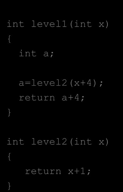 ent level2 level2: addi t0,a0,1 or v0,t0,zero jr ra.end level2 ENKELT.