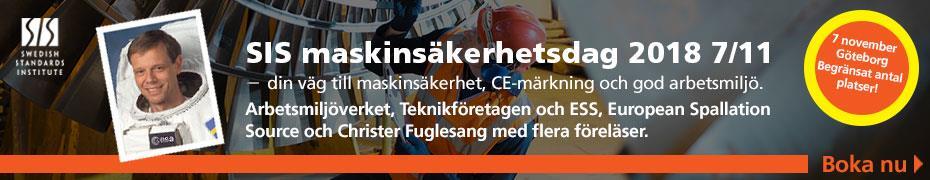 9.00 10.20 Standardisering i Sverige och internationellt & hur alla vägar leder till rymden Thomas Idermark, vd, SIS och Christer Fuglesang, astronaut 10.40 12.