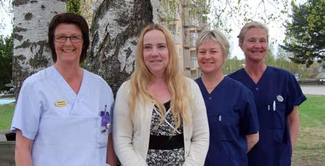 Teamens erfarenheter Gutenberg, våning 2 Lisa Jonsson, Kristin Krigh, Rose-Marie Jonsson, Lena Rundgren. Saknas: Britt-Marie Wärn.