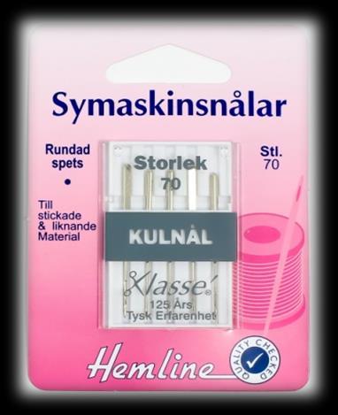 Symaskinsnålar Standard H100.