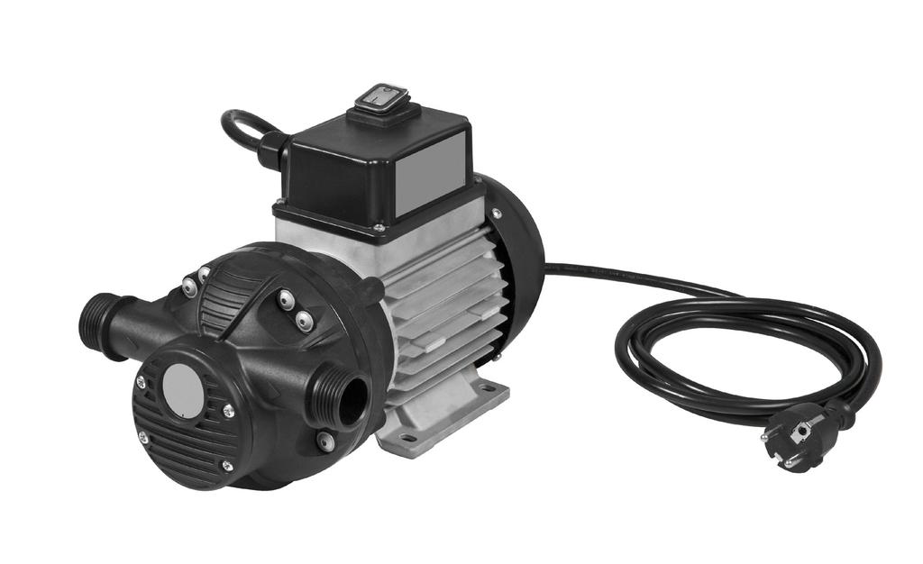 General Self-priming electric pump suitable for professional transfer of AdBlue and other water-based non corrosive fluids from IBCs, drums or other containers. IP55.