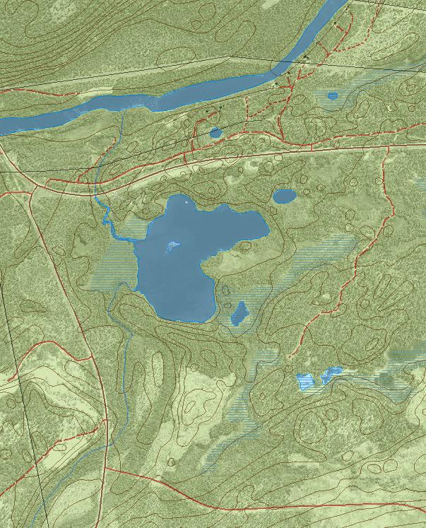 511-15248-07 Bilaga B Naturreservatet Jerttalompolo Avgränsning och information Skala 1:10 000 "A "-