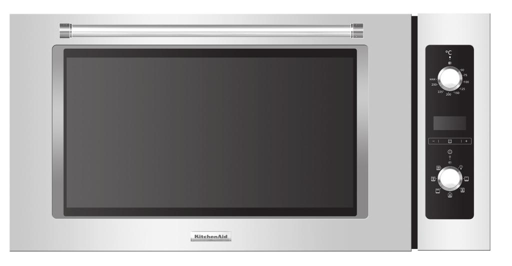 Bruksanvisning för denna ugn FÖR ELANSLUTNING, SE KAPITLET OM INSTALLATION 3 2 1 4 5 1. Kontrollpanel 2. Ugnslucka 3. Ugnshandtag 4. Termostatindikator 5.