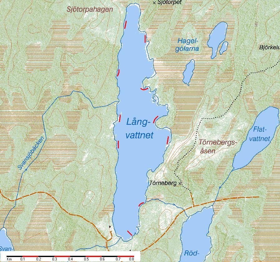 BILAGA 1 MJÄRDARNAS PLACERING 2 Långvattnet