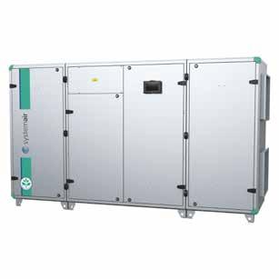 Topvex SC Luftflöden upp till 1.9 m 3 /s Topvex SC är ett luftbehandlingsaggregat med sidoanslutningar. SC är utrustat med högeffektiva motströmsväxlare.