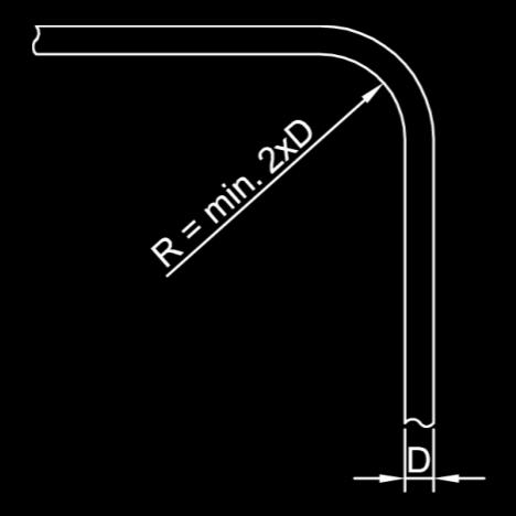 VOD, Vacuum Side, Bends and Connections Information Data Sheet No. IDS0126 Rev 2018-01-12 11:07 Det finns olika krökar och anslutningar som kan användas i ett vakuumrörledningssystem.