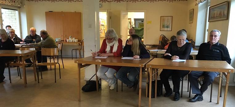 Mia rapporterade läget vad gäller medborgarförslaget angående parkeringssituationen i vårt område.