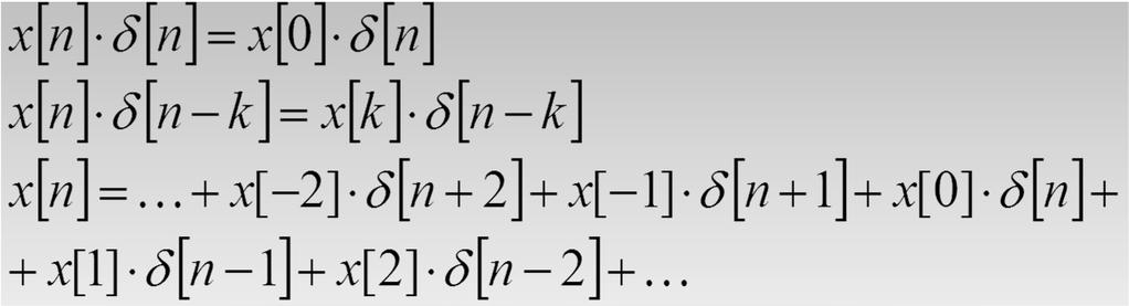 FALTNING (TIDSDISKRET) x[n] LTI-system y[n] Tidsdiskret: x[n] är en godtycklig signal och δ [n] är en enhetspuls.