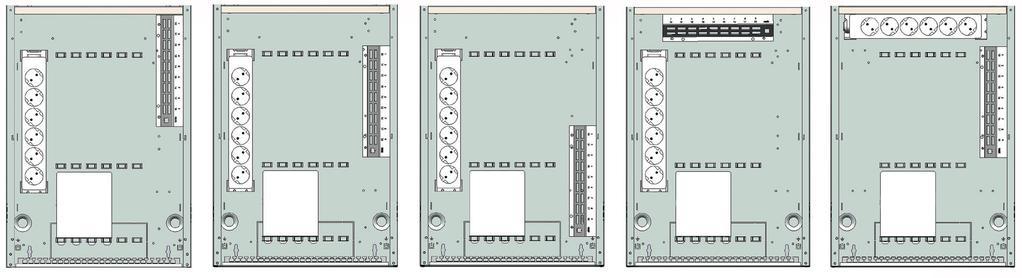 PE/N Plintar i GKC Skruvanslutning: 2,5 till 25mm² Cu. Fjäderklämmor: 1,5 till 4mm² EQ & FQ (RQ med ändhylsa) GKC218 Jord/PE - Skruv: 3 st.