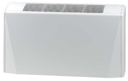 AIR Fläktkonvektorer 10 olika storlekar för enbart kyla eller värme (2-rörssystem) eller kyla och värme (4-rörssystem) 3-4 rörraders batteri med optimerade kretsdelningar för olika applikationer t.ex.