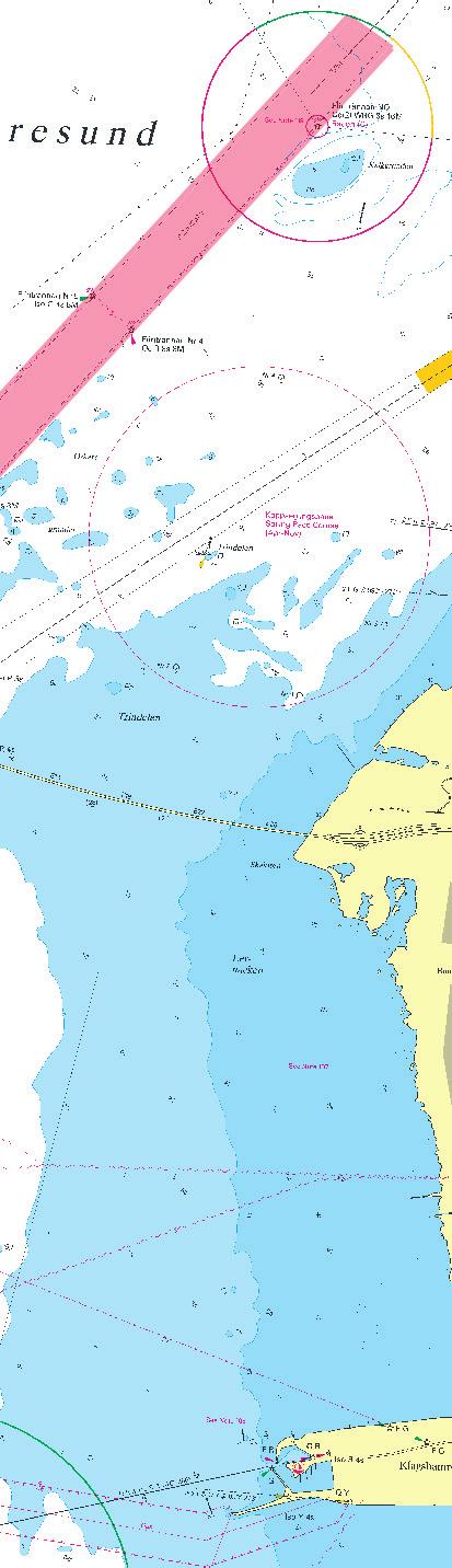 och Flintrännan NO som redovisas i nästa tryckning av sjökort 8141. Flintrännan 55-34,6N 12-49,76E Sweden.